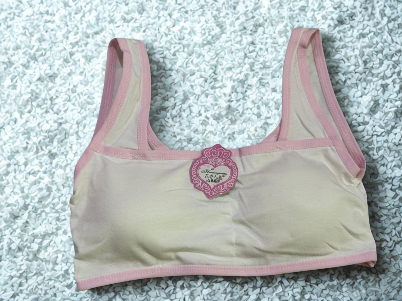 Light Padded Cotton Sports Bra for Teen Girls – Wireless & Breathable