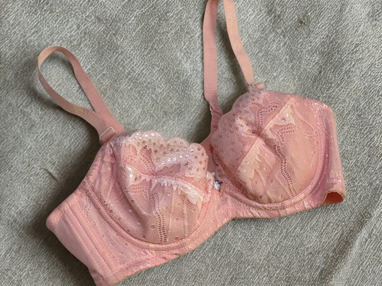 Sexy Lace Underwire Bow Push-Up Bra – Nylon/Spandex Bralette