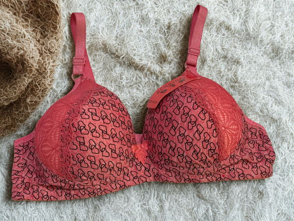 Cotton Printed Bra – Single Padded | Affordable Everyday Wear