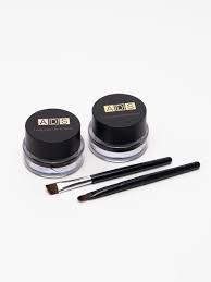 ADS Long-Wear Gel Eyeliner Set – 2 Shades with Dual Application Brushes (24-Hour Stay)