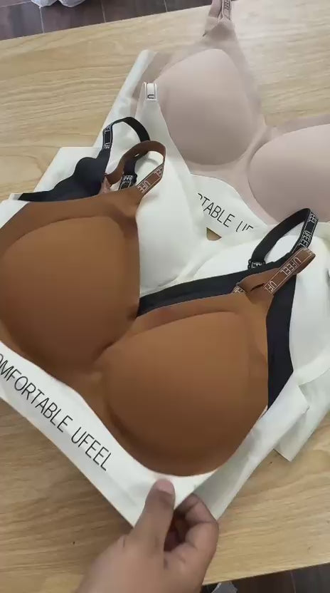 Silken Seamless Soft Padded Wireless Bra for Women – Medium to XXL