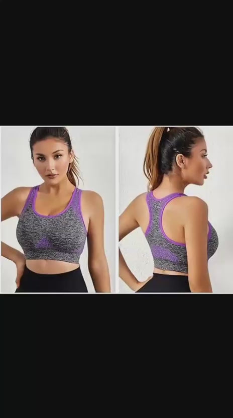 Silken Cross-Buy Sports Bra – Non-Wired, Padded, Adjustable Straps