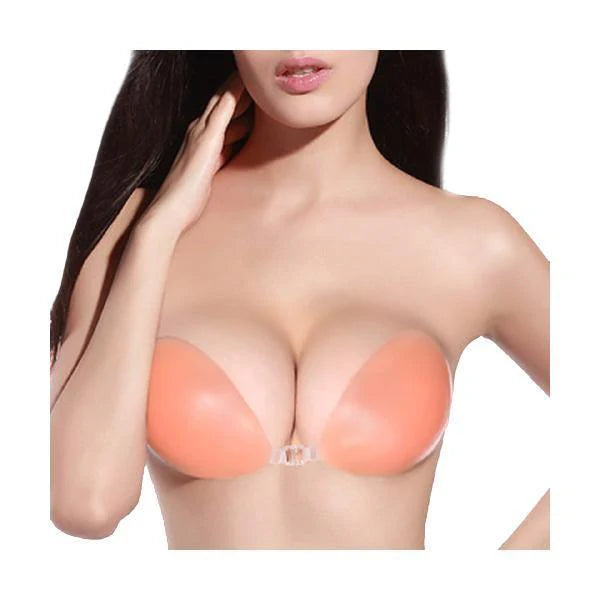 Silicon Push Up Stick-On Bra | Invisible Self Adhesive Backless Bra for Women