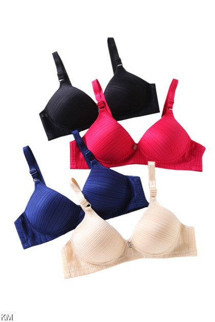 Glossy Refine Non Wired  Single Padded Bra